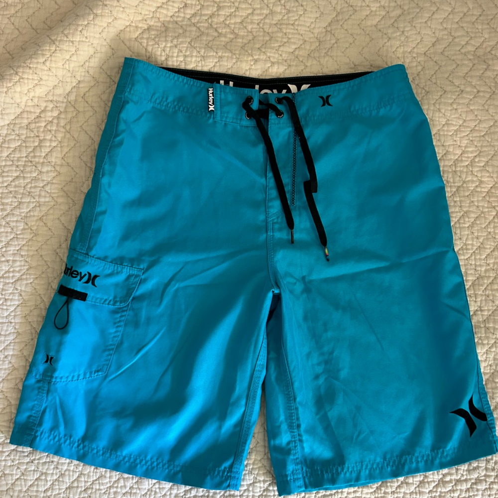 Hurley Mens Board shorts‎ /Swim Trunks/ Flat front Size 31